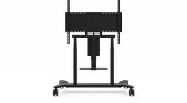 ViewSonic Electric Height Adjustable Mobile Cart with Smooth Motorized Lift, Laptop Tray