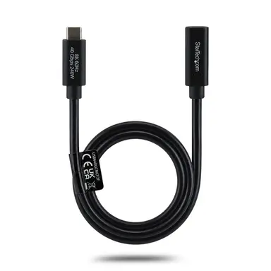 StarTech.com 2 ft (60cm) 40Gbps USB4 Extension Cable, Thunderbolt 4 Compatible, 240W Charging, 8K 60Hz/4K 240Hz, USB-C Extender Cord, DP2.1 Type C Male to Female, MacBook, iPhone, iPad, image 8