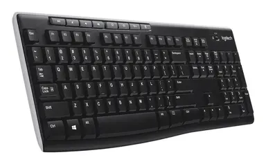 Logitech Wireless Keyboard K270 - Midnight Black - US
