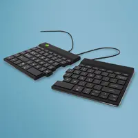 R-Go Ergonomic Keyboard, Split Keyboard with Break Light, Qwerty (US), Black, WI, image 3