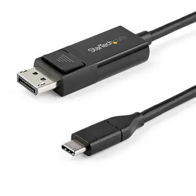 StarTech.com Reversible USB C to DisplayPort 1.2 Cable (USB-C DP Alt Mode Laptop to Monitor)