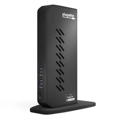 Plugable Technologies USB 3 & USB-C Dual 4K Display Docking Station with DP and HDMI for Windows & Mac