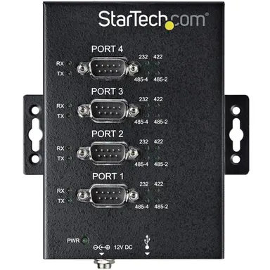 STARTECH.COM Industrial 4 Port Serial Hub 15KV Level 4 Esd - IP30 Rating Metal USB to Serial, image 6