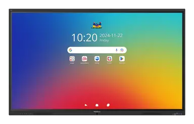 ViewSonic 86 in ViewBoard 4K Interactive Flat Panel, 3840 × 2160 Resolution, Brightness 400