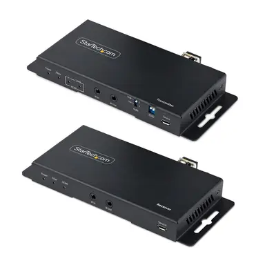 StarTech.com 4K HDMI Over Fiber Extender Kit, 4K 60HZ up to 3300 ft (Single Mode) or 1000 ft