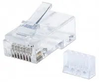 Intellinet 90-Pack Cat6 RJ45 Modular Plugs Pro Line, image 3