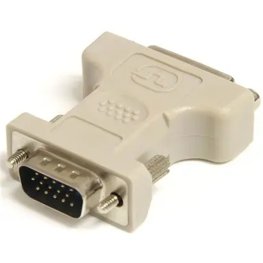 StarTech.com Connect Your DVI-I Display to a VGA Video Card. - DVI to VGA - DVI to VGA