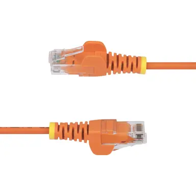 StarTech.com 2 ft Orange Slim Cat6 Ethernet Cable, Snagless, 100W PoE, UTP, LSZH, 28AWG Bare, image 7