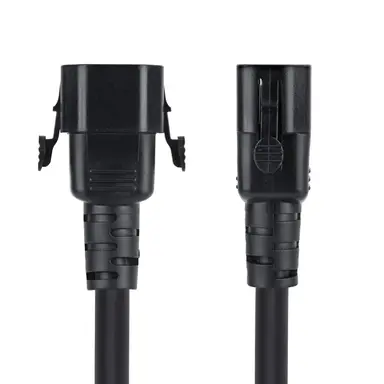 StarTech.com 10 ft Heavy Duty Power Extension Cord W/Locking IEC 60320 C14 and C13 Connectors, image 6