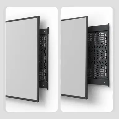 StarTech.com Wall-Mounted Media Storage Panel Keeps a/V Components Tucked Behind the TV While, image 3
