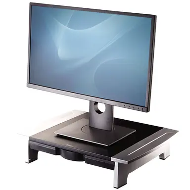 Fellowes Raises Monitor to Comfortable Viewing Height to Help Prevent Neck Strain., image 4