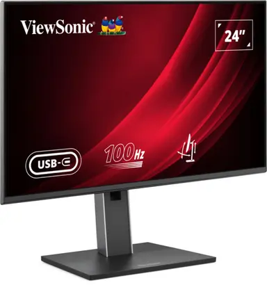 ViewSonic 24 in 1080P IPS Ergonomic Monitor, 65W USB-C, image 4