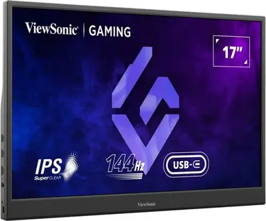 ViewSonic 17.3 Portable 1080P 144HZ IPS Gaming Monitor with Freesync and 60W USB-C, image 3