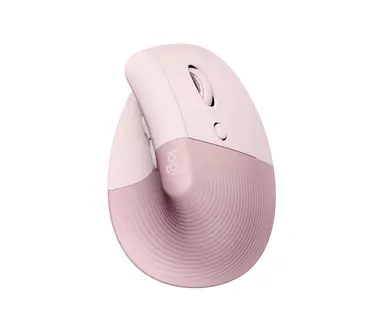Logitech Lift Vertical Ergonomic Mouse - Rose, image 6