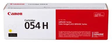 Canon Laser 054 Yellow Highcapacity Toner Cartridge, High Capacity - for Use with LBP622CDW
