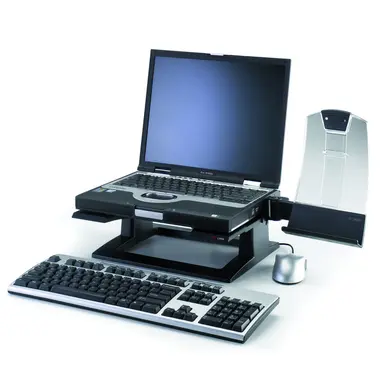 3M Display Materials and Syste Notebook Riser Adjustable Black, image 6