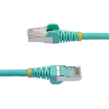 StarTech.com 15 ft Cat6a Ethernet Cable - Aqua - Low Smoke Zero Halogen (LSZH) - 10GBE 500MHz, image 7