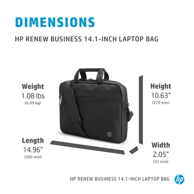 HP RNW Business 14.1 Laptop Bag, image 8