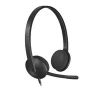 Logitech H340 Wired, UC (USB-a) - Black, image 3