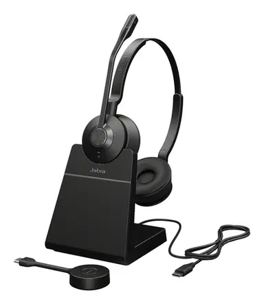 Jabra Engage 55 Sestereo, LINK400C, UC, Stand, NA, image 4