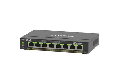 NETGEAR 8-Port Gigabit Ethernet High-Power PoE+ Smart Managed Plus Switch, image 4