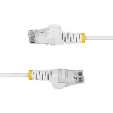 StarTech.com 1 ft White Slim Cat6 Ethernet Cable, Snagless, 100W PoE, UTP, LSZH, 28AWG Bare, image 7
