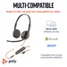 HP Poly Blackwire 3225 Stereo USB-C Headset +3.5MM Plug +USB-C/A Adapter (Bulk), image 5