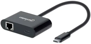 Manhattan - Strategic USB-C to Gigabit Network Adapter W/ PD