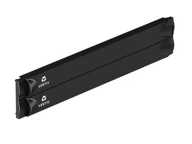 2U 19 Black Plastic Tool Less Airflow Blanking Panel (qty. 10)
