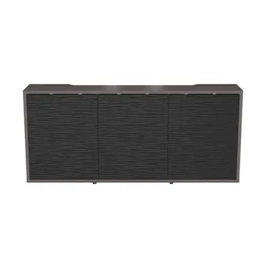 Middle Atlantic C3 Series Hpl Woodkit 3 Bay 32 Inches High Asian Night with Black Metalwave D