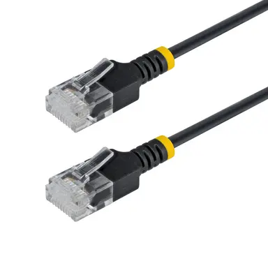 StarTech.com Ultra Slim UTP Cat6a Cable Supports up to 10GBPS; Not Rated for PoE; 40% Slimmer