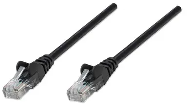 Intellinet 14 FT Black Cat5e Snagless Patch Cable