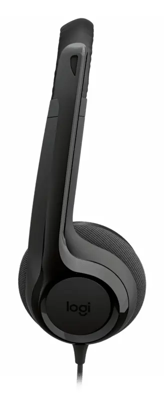 Logitech H390 USB-C Computer Headset (Midnight Black), image 7