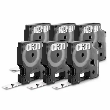 Dymo Labelmanager D1 Tape 6 PK Dymo Standard Label (45013), Always Use Dymo-Bran