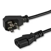 StarTech.com 15 ft (4.5 m) 18AWG Flexible Computer Power Cord W/ Flat NEMA 5-15P and IEC 60320, image 3