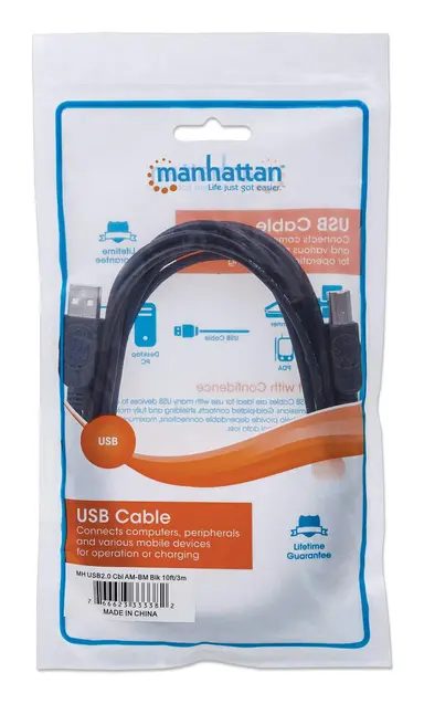 Manhattan - Strategic 15 FT USB 2.0 a/M to B/M, image 6