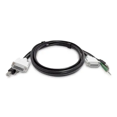 STARTECH.COM 6FT (1.8M) DVI KVM Cable USB 2.0 3.5MM Audio Universally Compatible Combo Cab, image 4