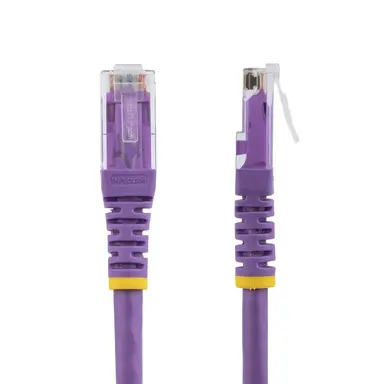 StarTech.com 25 ft Purple Cat6 Ethernet Cable Delivers Multi Gigabit 1/2.5/5GBPS & 10GBPS up, image 6