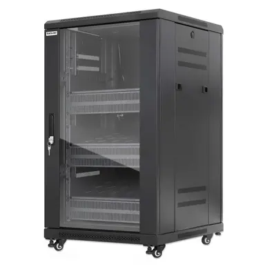 Intellinet Pro Line Network Cabinet with Integrated Fans, 18U
