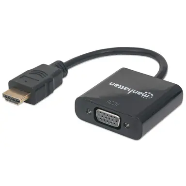 Manhattan - Strategic HDMI Male to VGA Female, Black