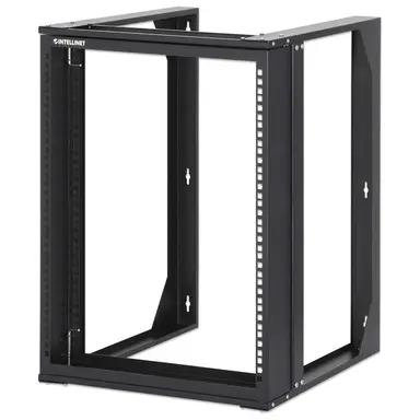 Intellinet 19 In. Wall Mount 2-Post Open Frame Network Rack, 12U
