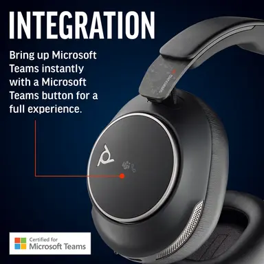 HP Sbuy Poly Voyager Surround 80 UC USB-C Headset +USB-C/A Adapter, image 8