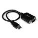 StarTech.com 1 FT USB to RS232 Serial DB9 Adapter Cable with Com Retention - TAA - Add an RS, image 5