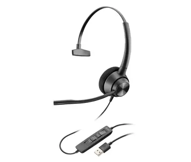 HP Poly Encorepro 310 Monaural USB-a Headset TAA, image 7